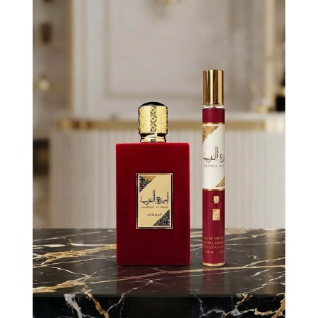 Asdaaf Ameerat Al Arab Set Profumo Donna 100 ml + Profumo da Borsetta 35 ml Floreale